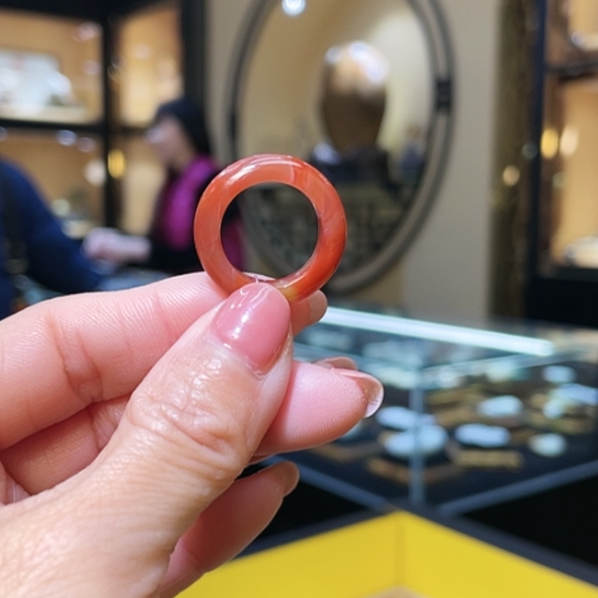 【闪购商品】南红玛瑙戒指未镶嵌9#