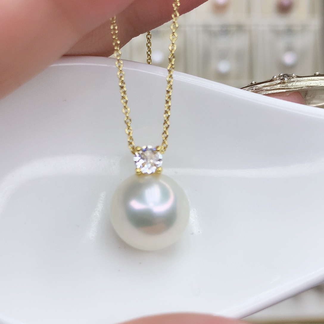 淡水珍珠颈饰合金