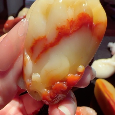 寿山石寿山手把件