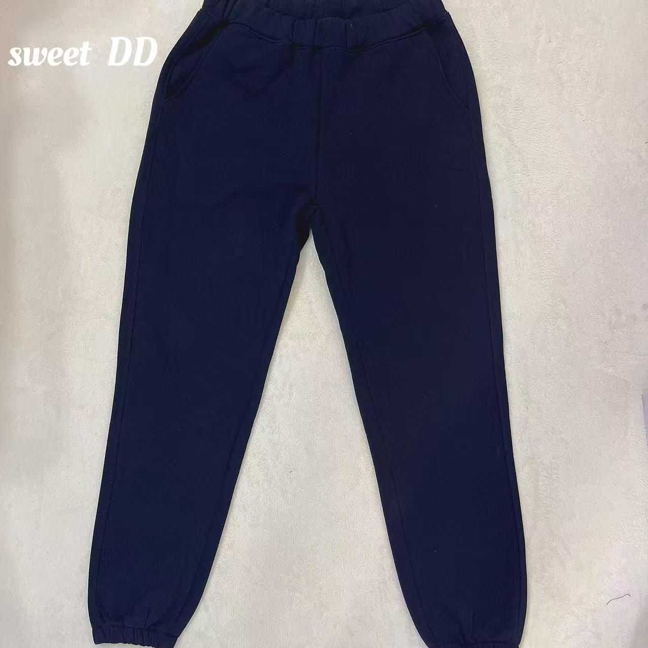 Sweet DD黑色加绒卫裤-60号（110-130）