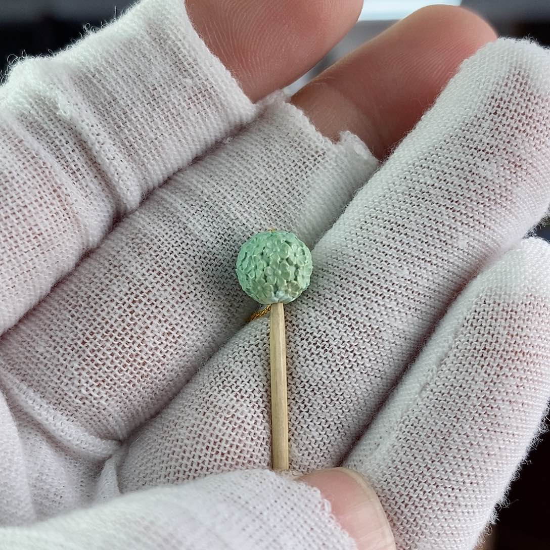 绿松石珠宝奇石未镶嵌似**梦