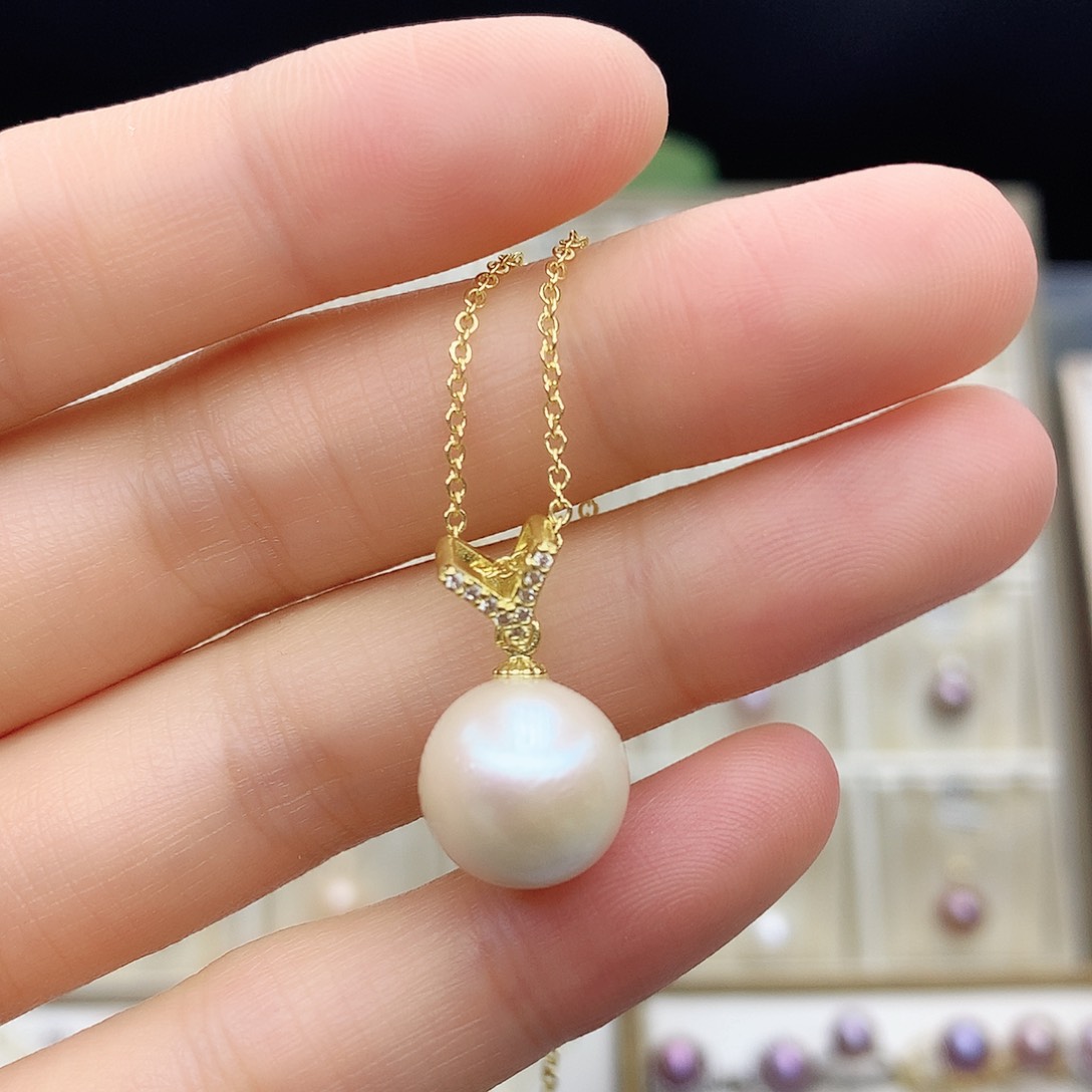 淡水珍珠颈饰合金