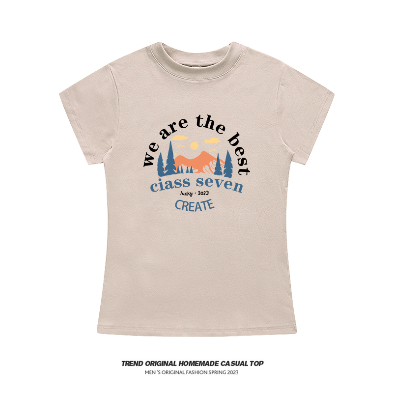 【T恤系列】山林之间 高级款 正肩短袖T恤