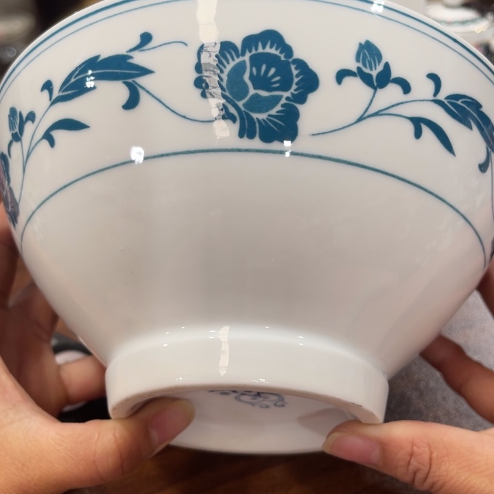 醴陵釉下五彩瓷器釉下印花17.5厘米