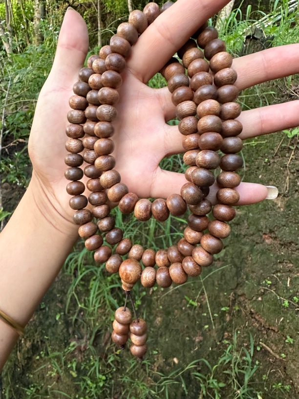 沉香富森红土野料红油10苹果珠多圈收藏级多样性发一