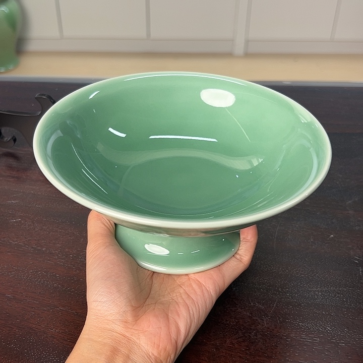 龙泉云间青瓷小米茶器
