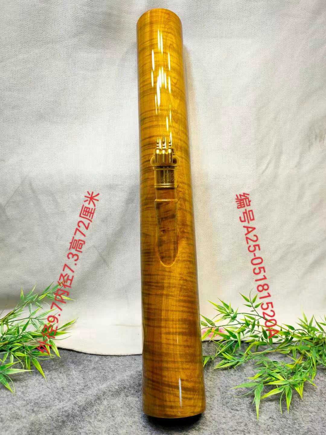 金丝楠木云南特色木筒水咽筒整体无拼接传统手工艺不易开裂木质