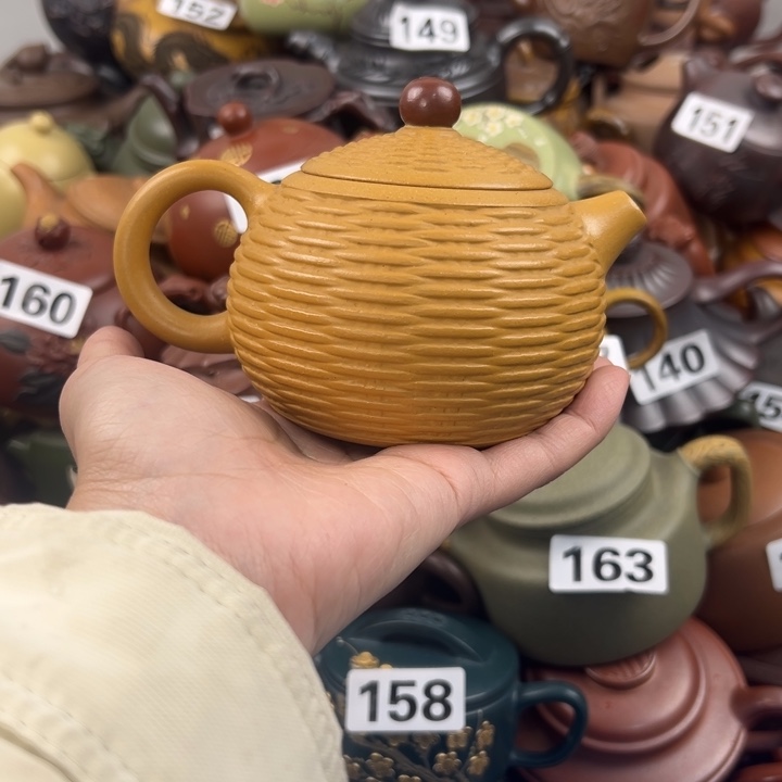 茶壶紫砂盖子磕碰