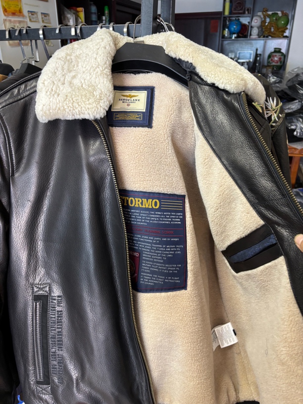 山羊皮经典加羊毛空军