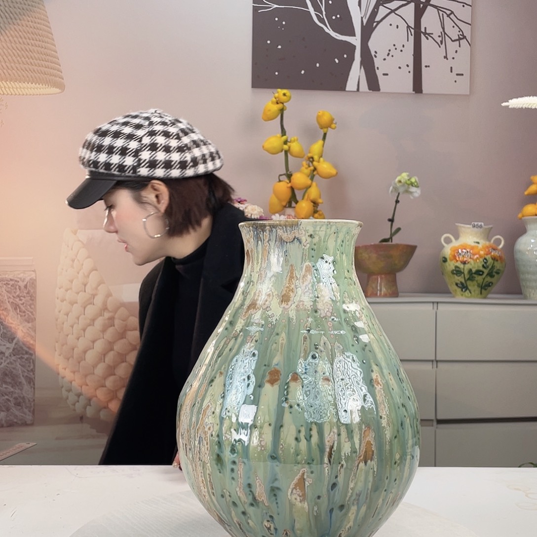 摆件072 微瑕景德镇陶瓷艺术精品
