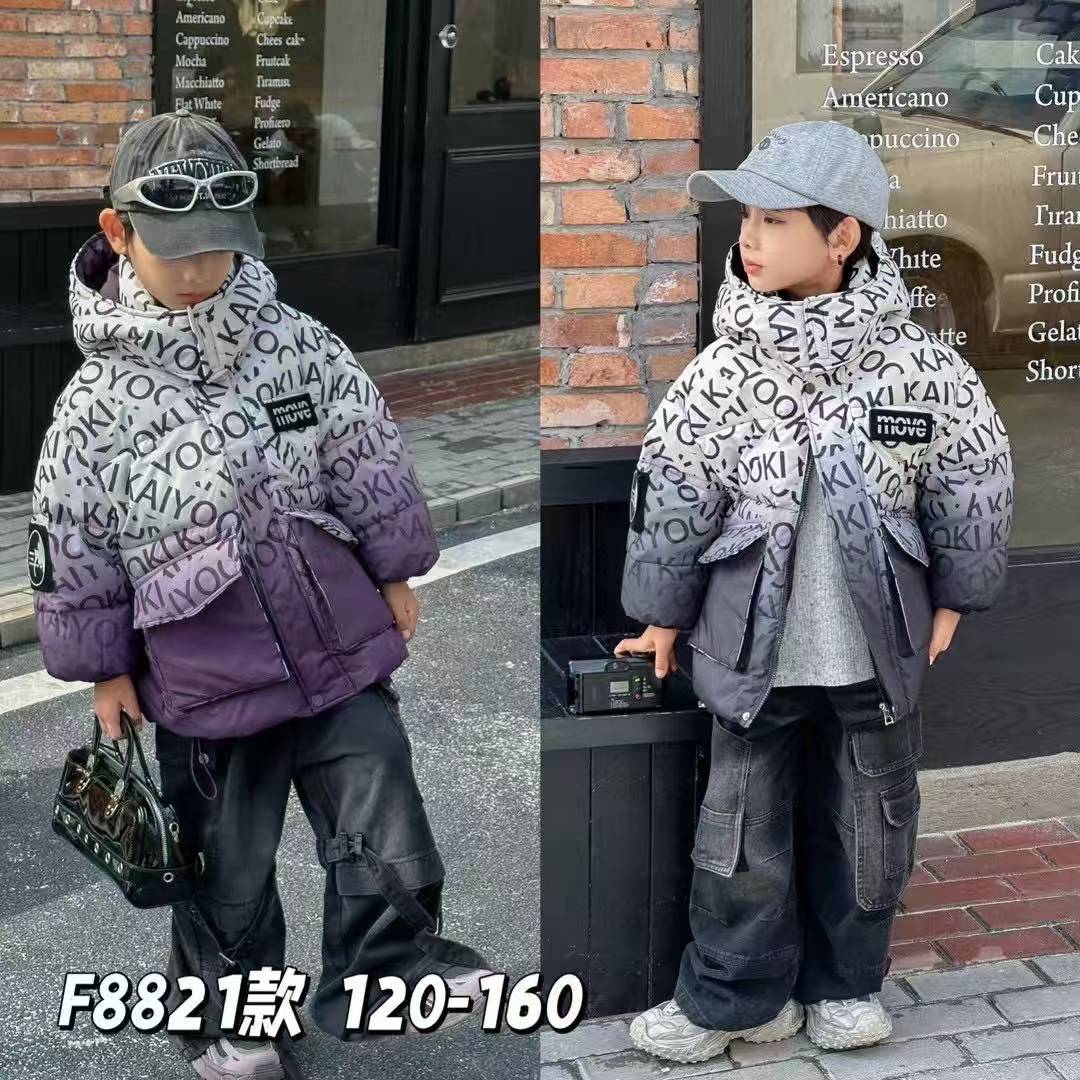 6号链接（601-650）儿童时尚绒  羽服外套