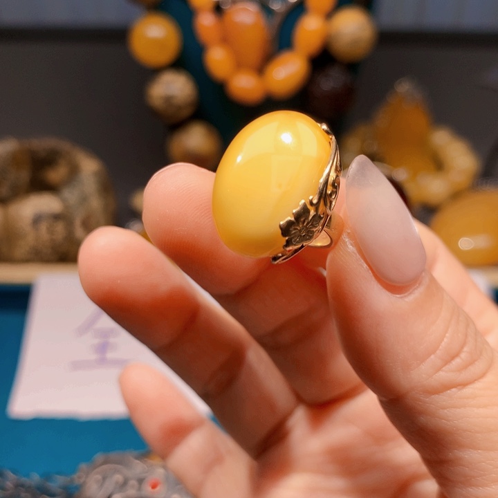 手链琥珀未镶嵌波兰设计款琥珀蜜蜡