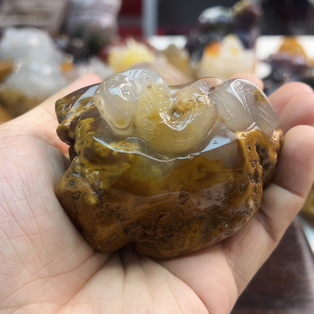 玛瑙/玉髓未镶嵌颈饰