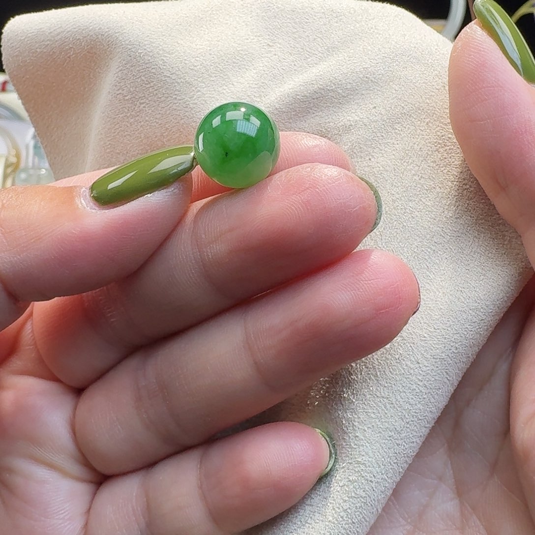 颈饰未镶嵌翡翠圆珠12