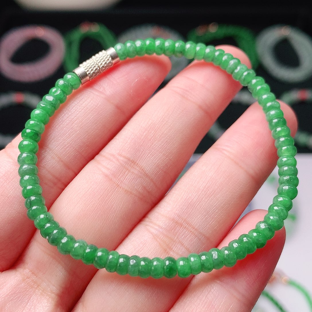 未镶嵌手链翡翠翡翠 