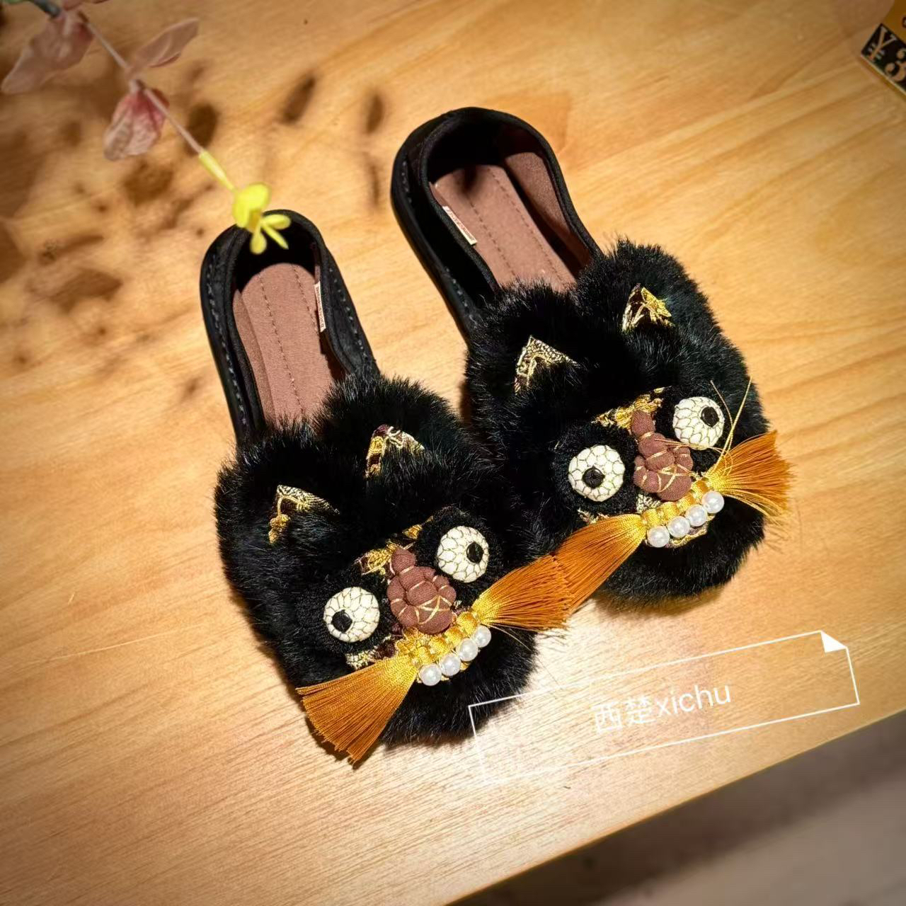 【刀马旦虎头】中国风国潮透气舒适养脚纯手工千层底布鞋