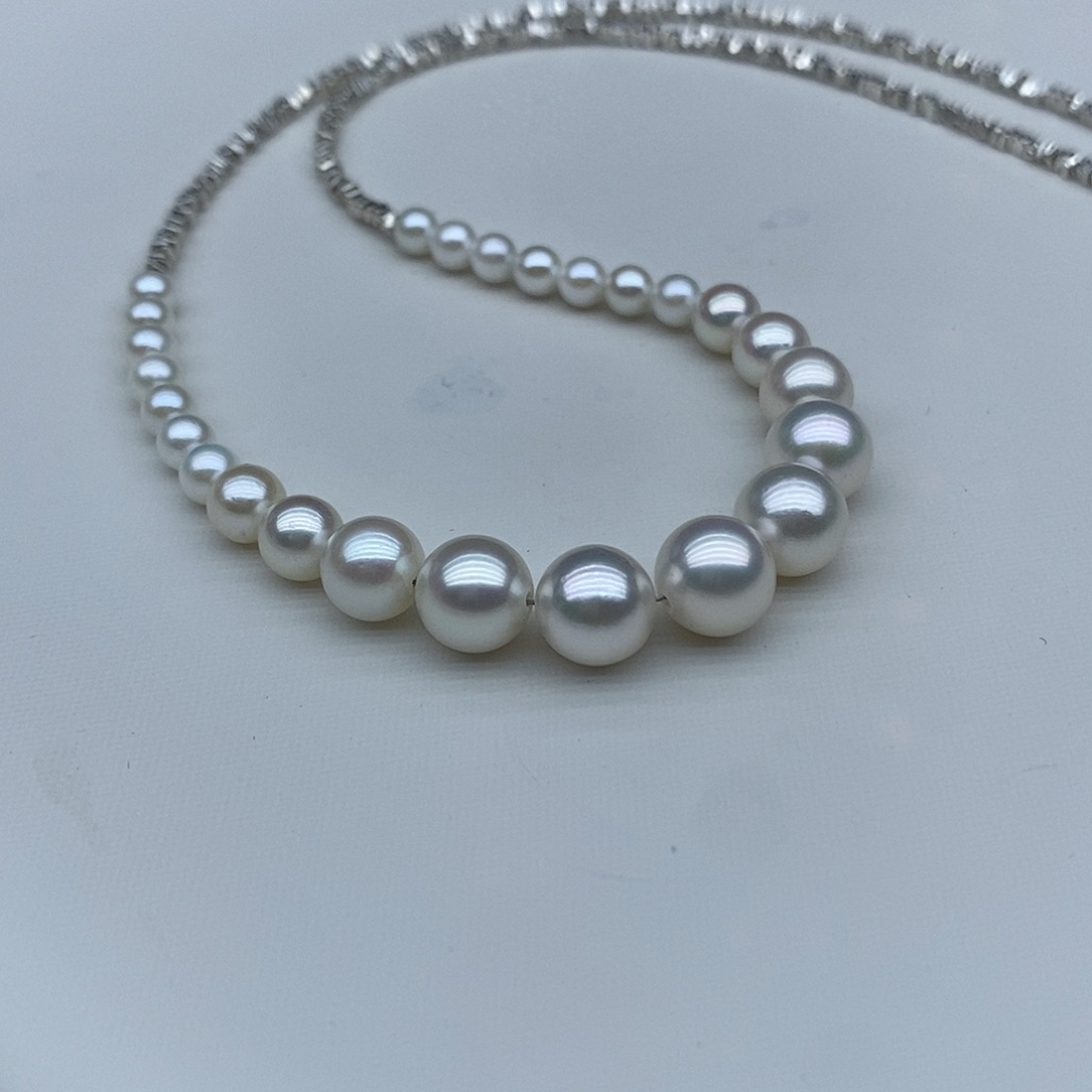 海水珍珠颈饰银S925镶嵌