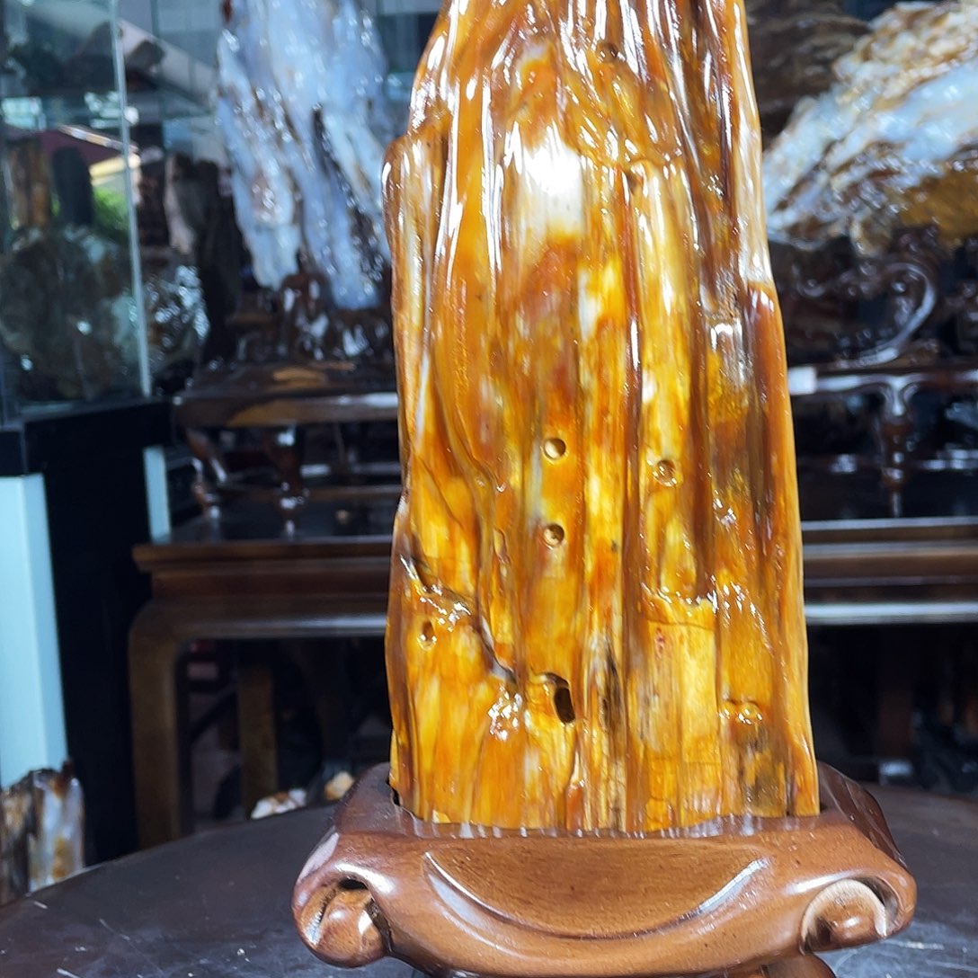 硅化玉未镶嵌珠宝奇石