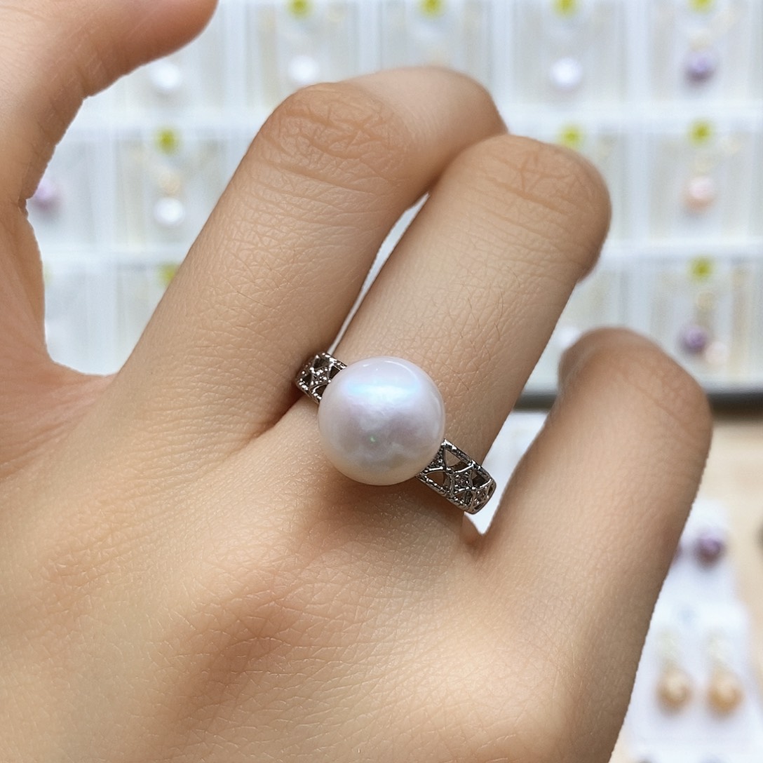 淡水珍珠颈饰合金