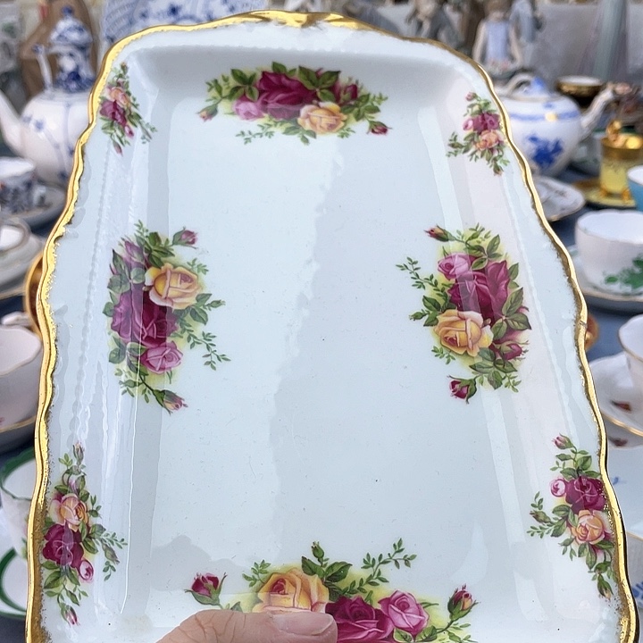 中古欧瓷盘子杯子