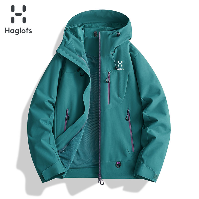 HOGLOFS火柴棍2025新款超好看冲锋衣外套防风防水三效合一登山服