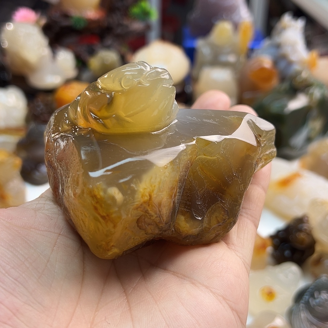 玛瑙/玉髓未镶嵌颈饰