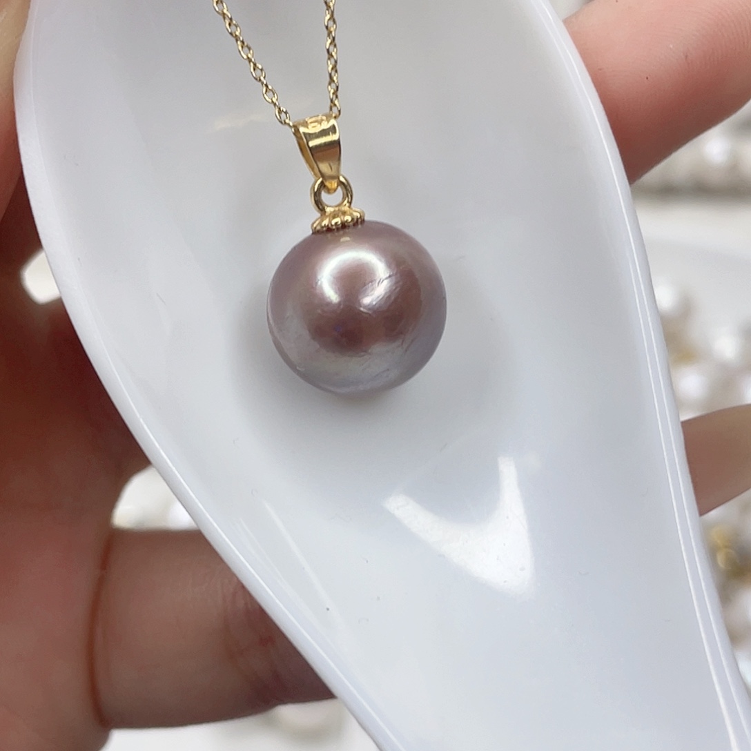 淡水珍珠未镶嵌吊坠(赠链)