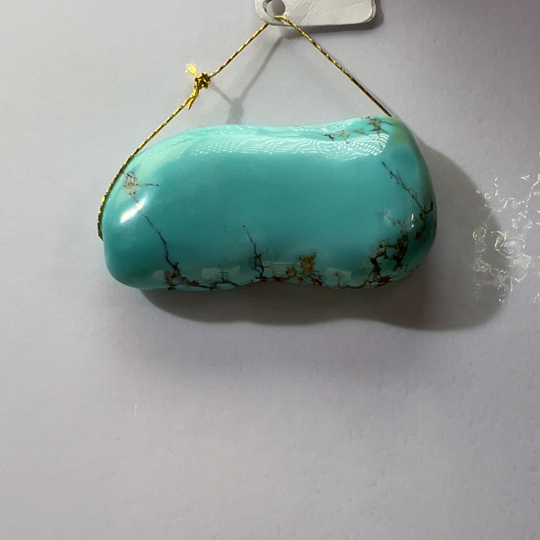 绿松石未镶嵌挂件