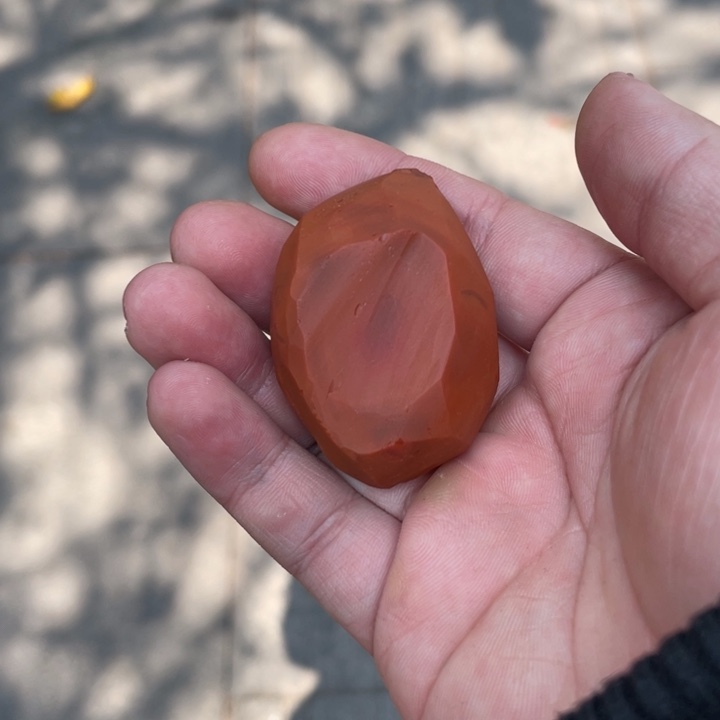 南红玛瑙半成品手把未镶嵌