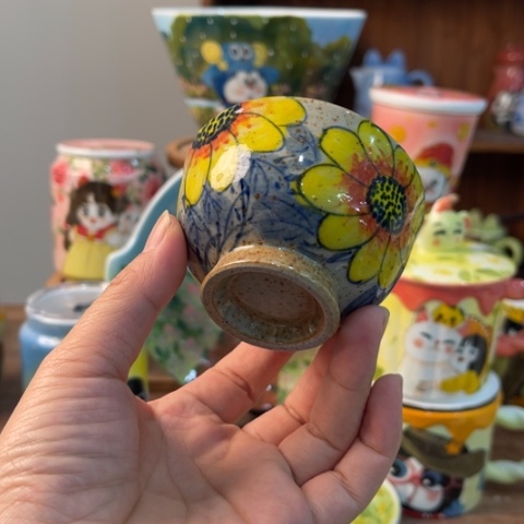 炉景德镇釉下手绘陶瓷 
