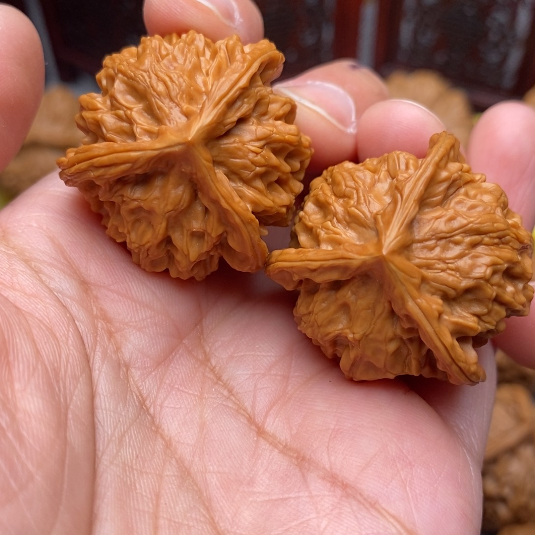 文玩核桃把件毕业精品盘山奔奔33尺