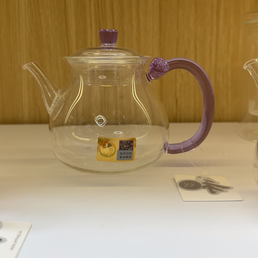 冷***器禾器清莲壶浅紫色