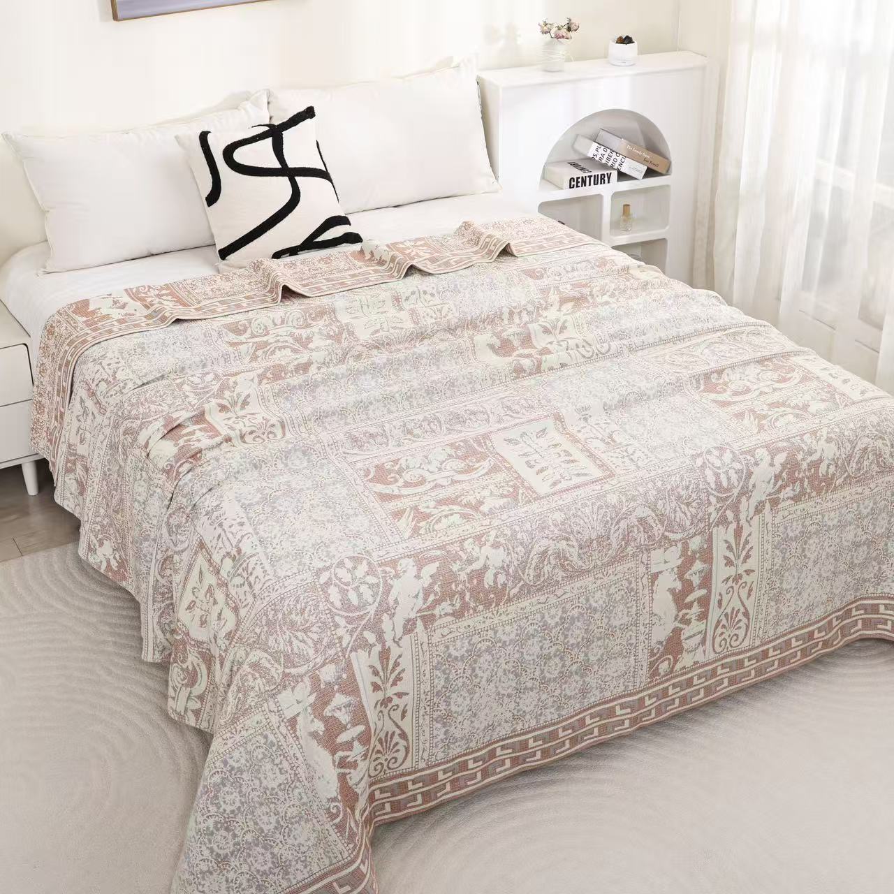【盖毯】睡眠屋定制款野生罗布麻多功能230*250cm盖毯 菲尔德