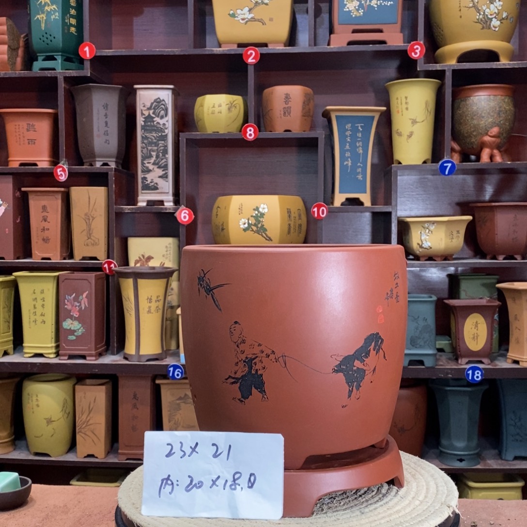 紫砂花盆紫砂艺术