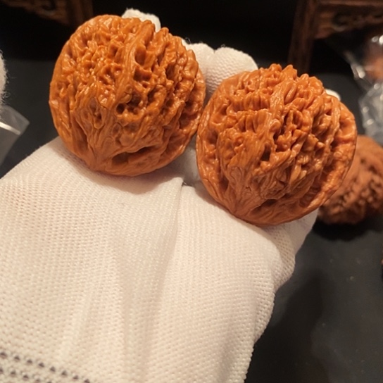 卷***文玩核桃把件南疆石