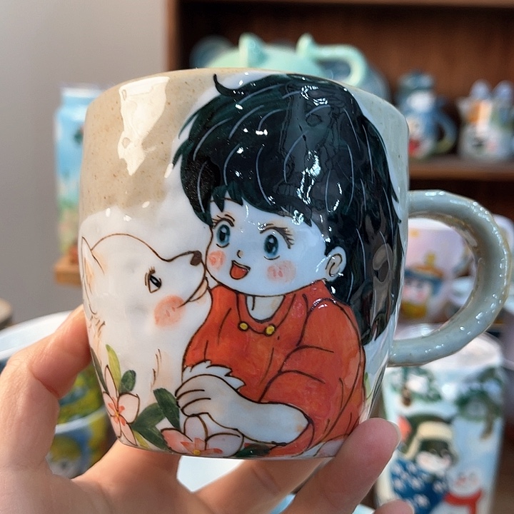 陶景德镇釉下手绘陶瓷 