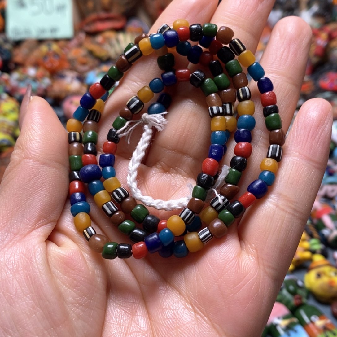 琉璃颈饰印度尼西亚链子