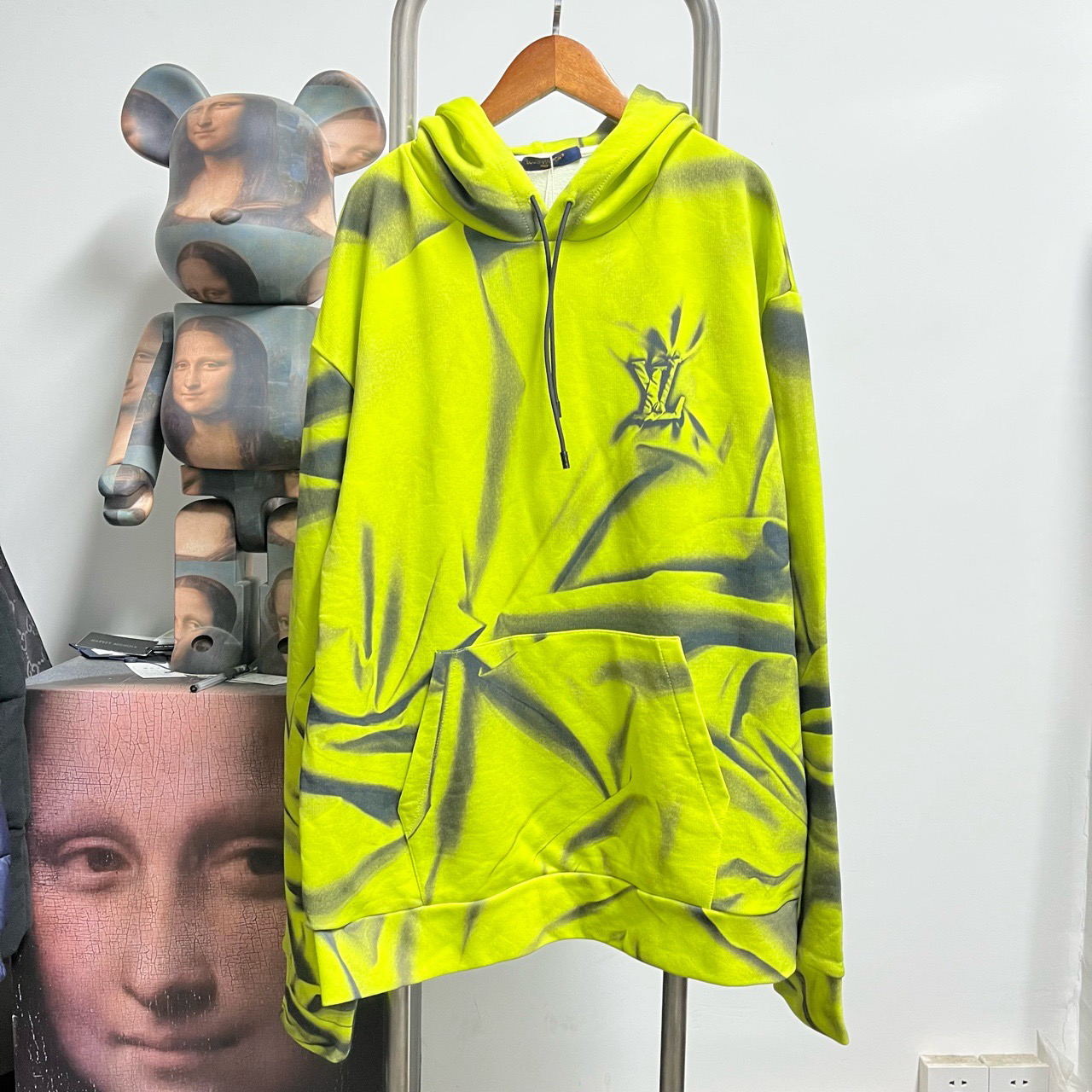 Louis Vuitton Lv扎染logo帽衫 L0912 XL 衣长73 胸围60 全新带吊