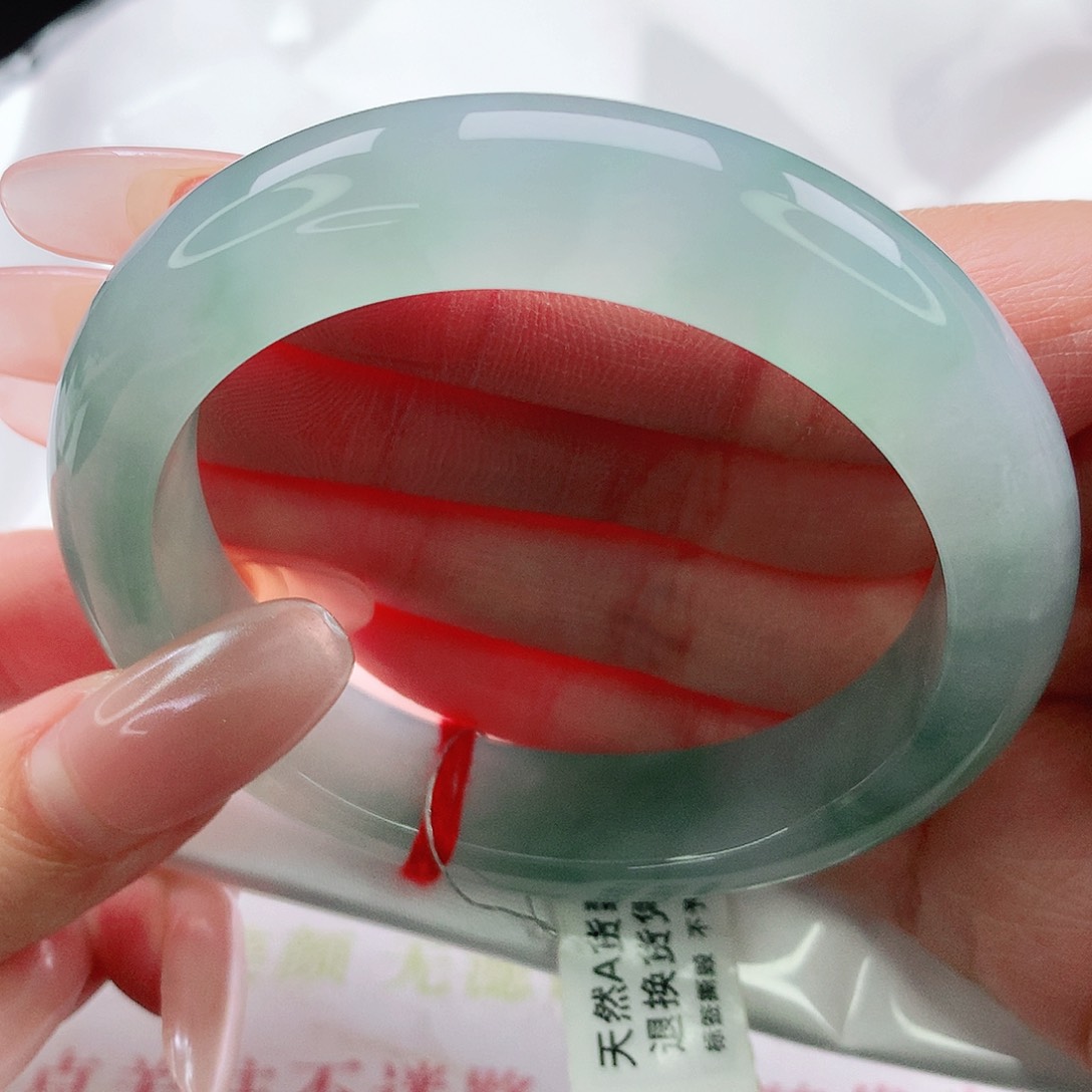 未镶嵌手镯翡翠53.5圈