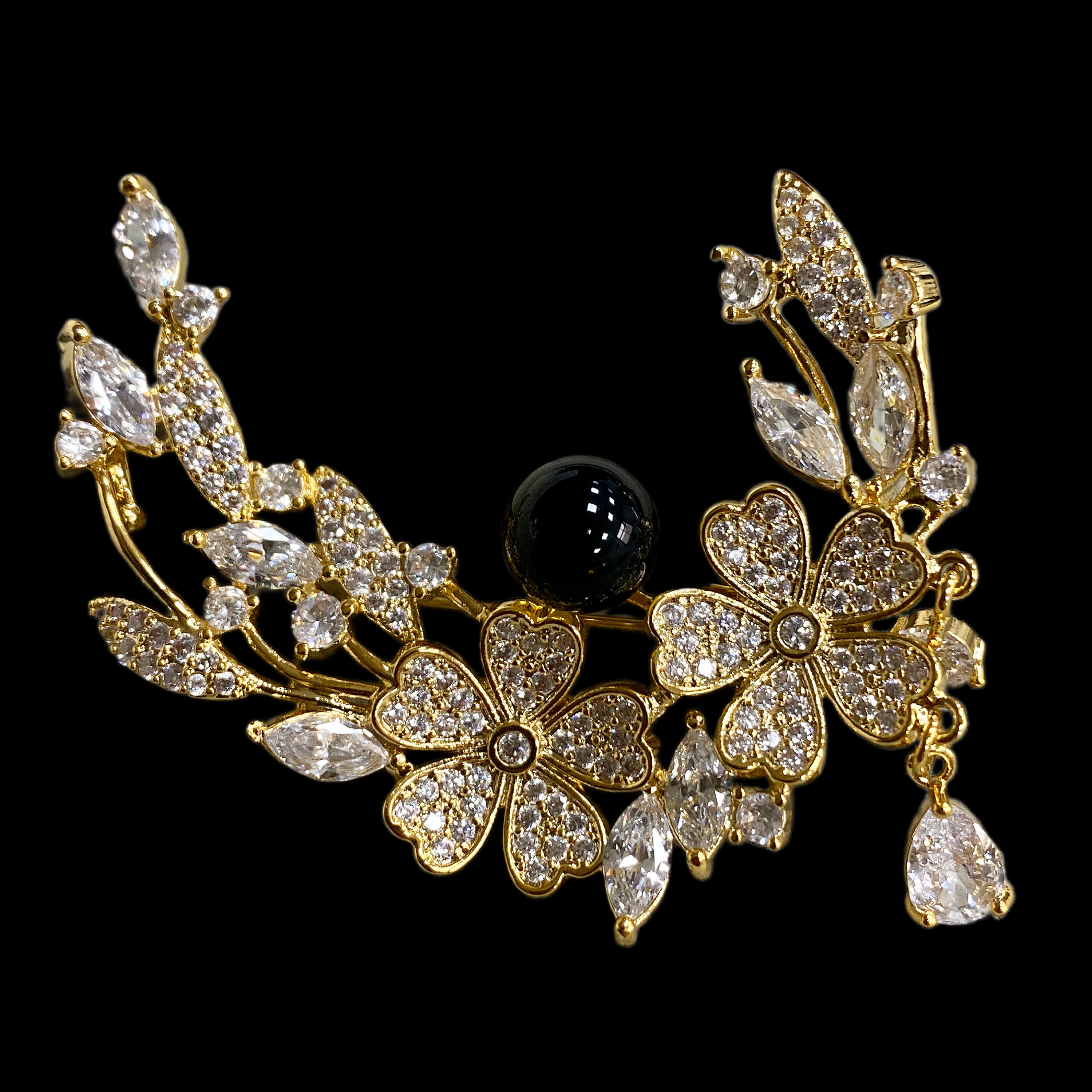 N0271蓝珀胸针吊坠两用多样性，发一