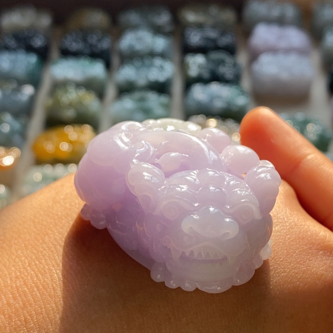 翡翠未镶嵌颈饰天然翡翠貔貅吊坠