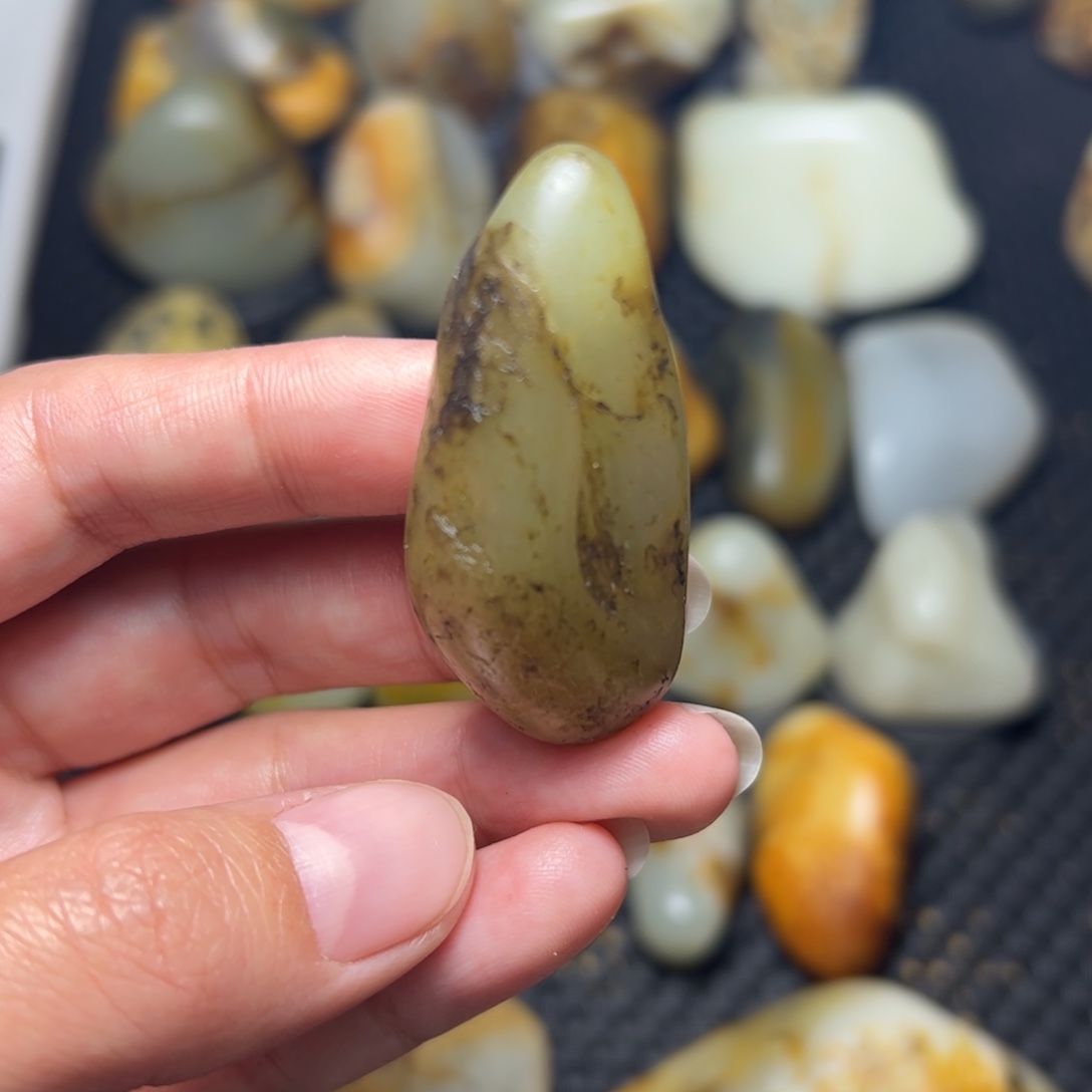 和田玉未镶嵌挂件B29