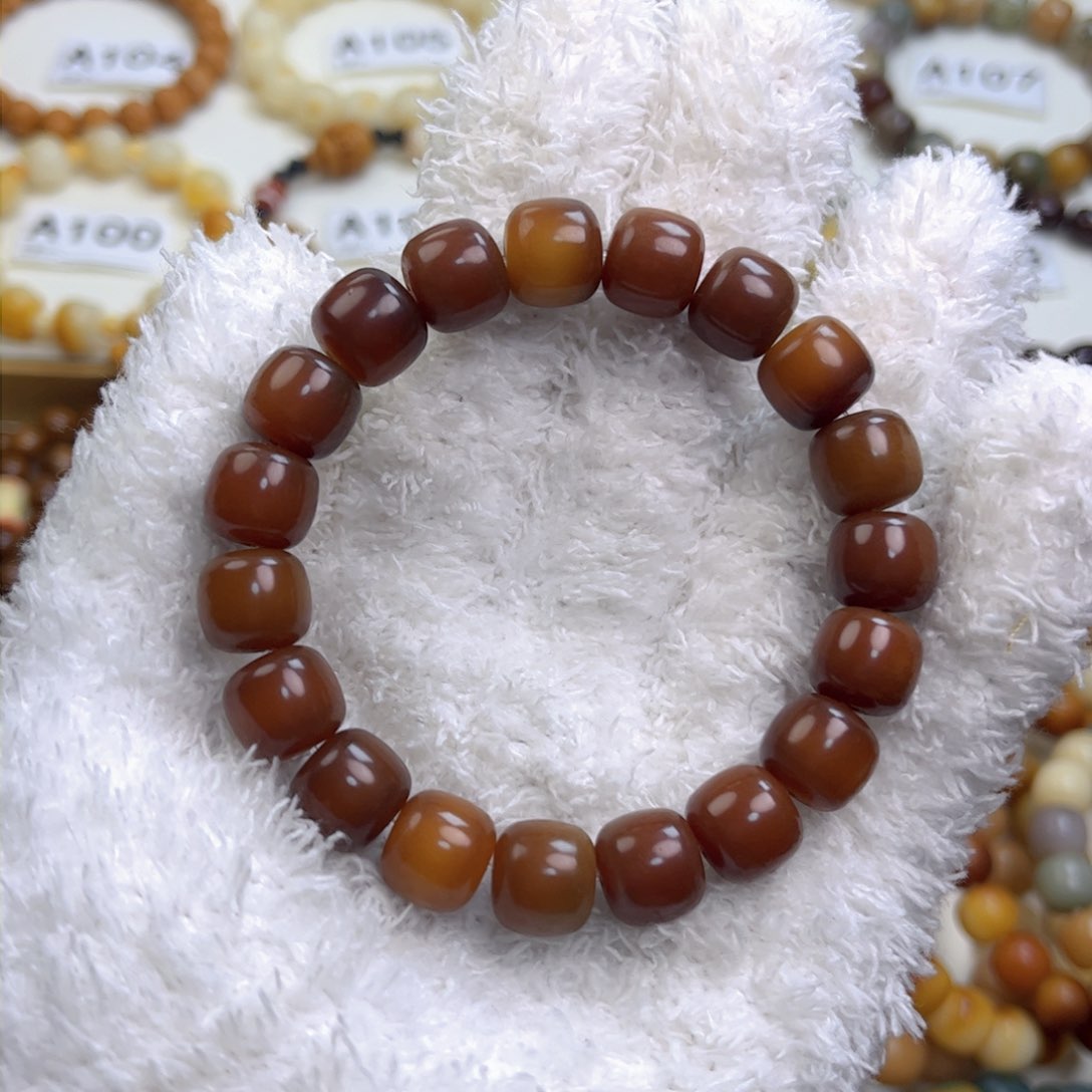 菩提根/象牙果手串棕咖