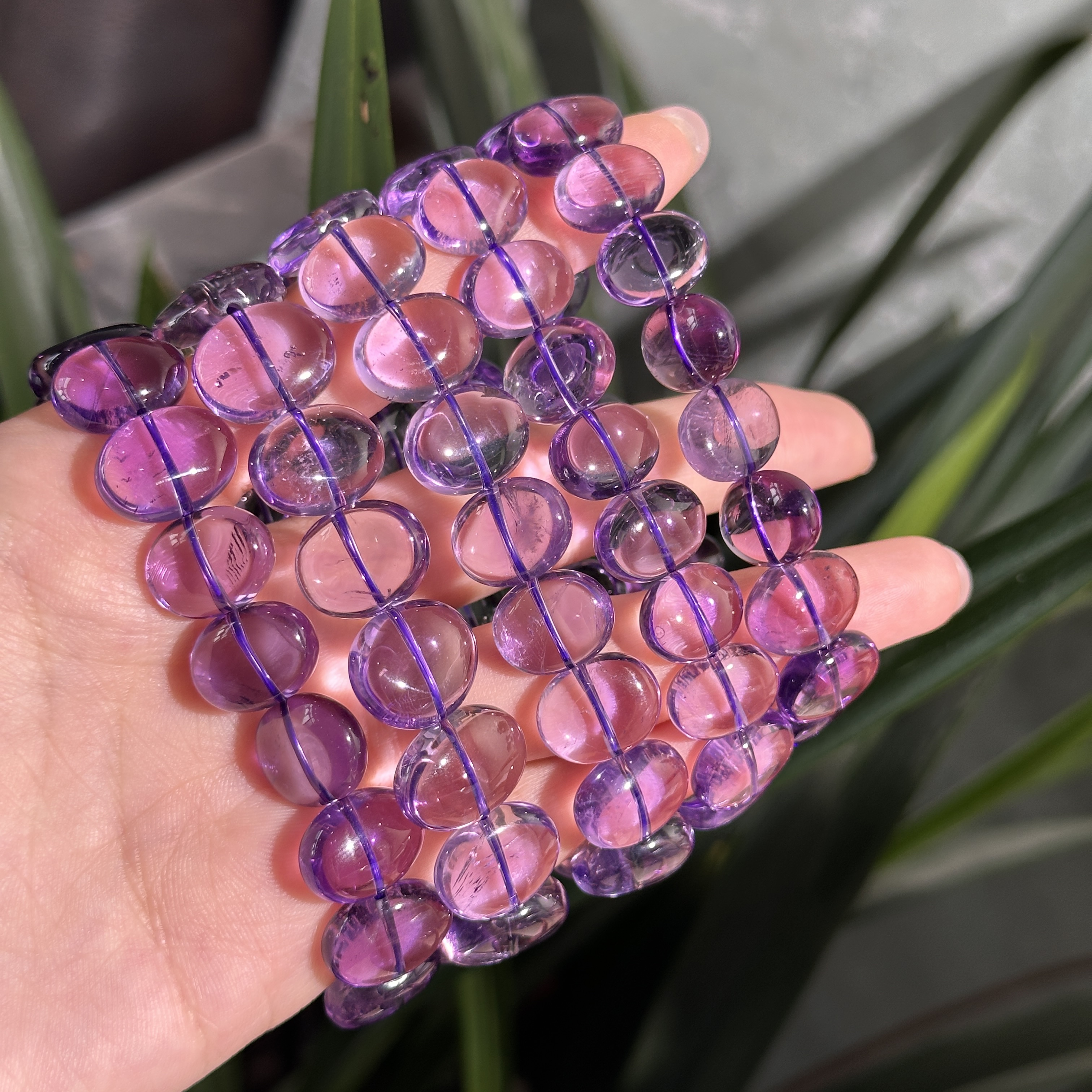 Z234 天然紫水晶随型手串 多样性发其一