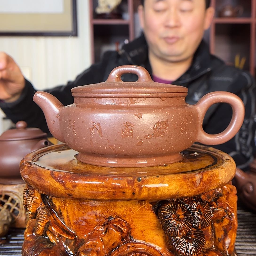 紫砂茶壶蔡一强老师。500c c