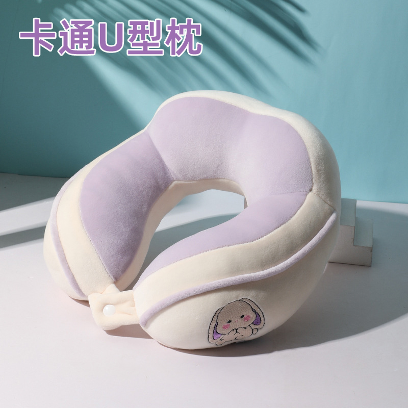 U型枕旅行枕头办公室午睡枕便携脖子u形枕头卡通驼峰飞机可爱