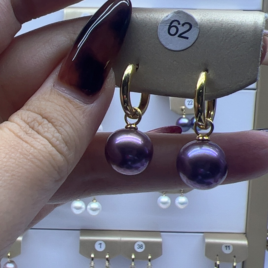 淡水珍珠耳饰未镶嵌