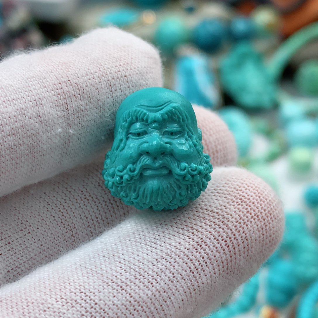 绿松石珠宝奇石未镶嵌