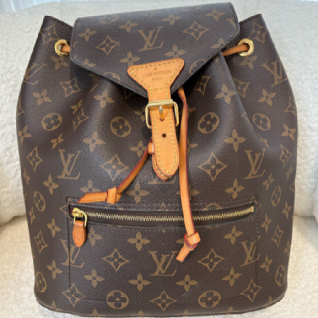 95新 LV /路易威登 Montsouris老花双肩包【N0203