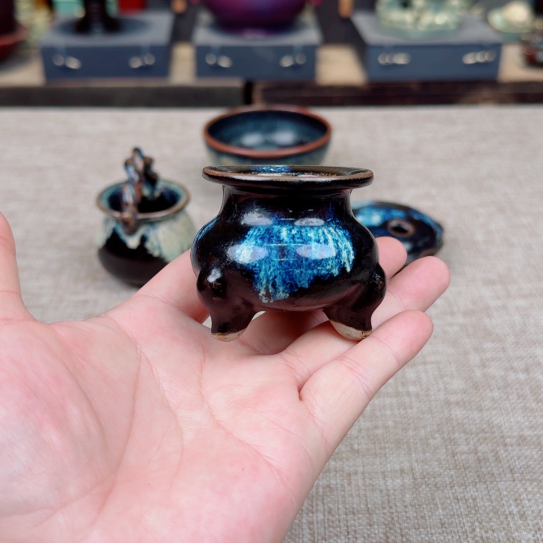 摆件陶瓷旧藏摆件